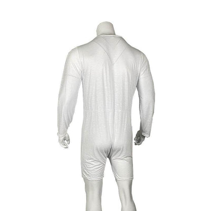 Pure Color Tight Jumpsuit for Men - Stylish Homewear in Classic Colors - Buy Center