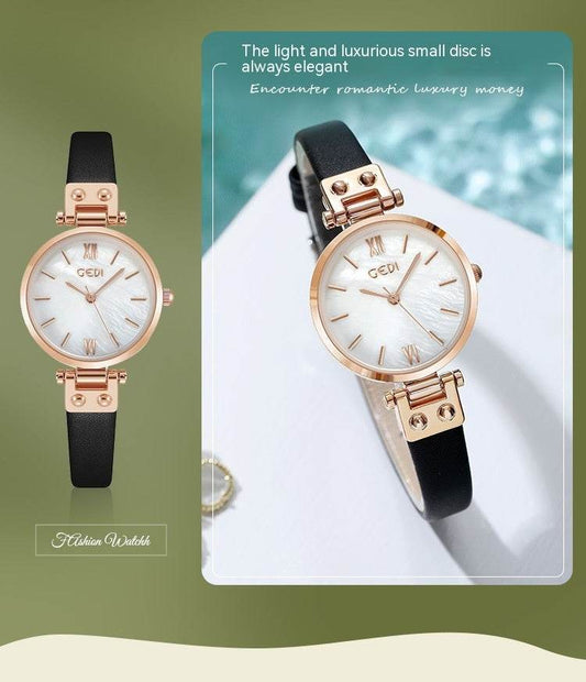 Buy Center Women's Waterproof Watch - Fashionable Art-Style with Small Dial - Buy Center