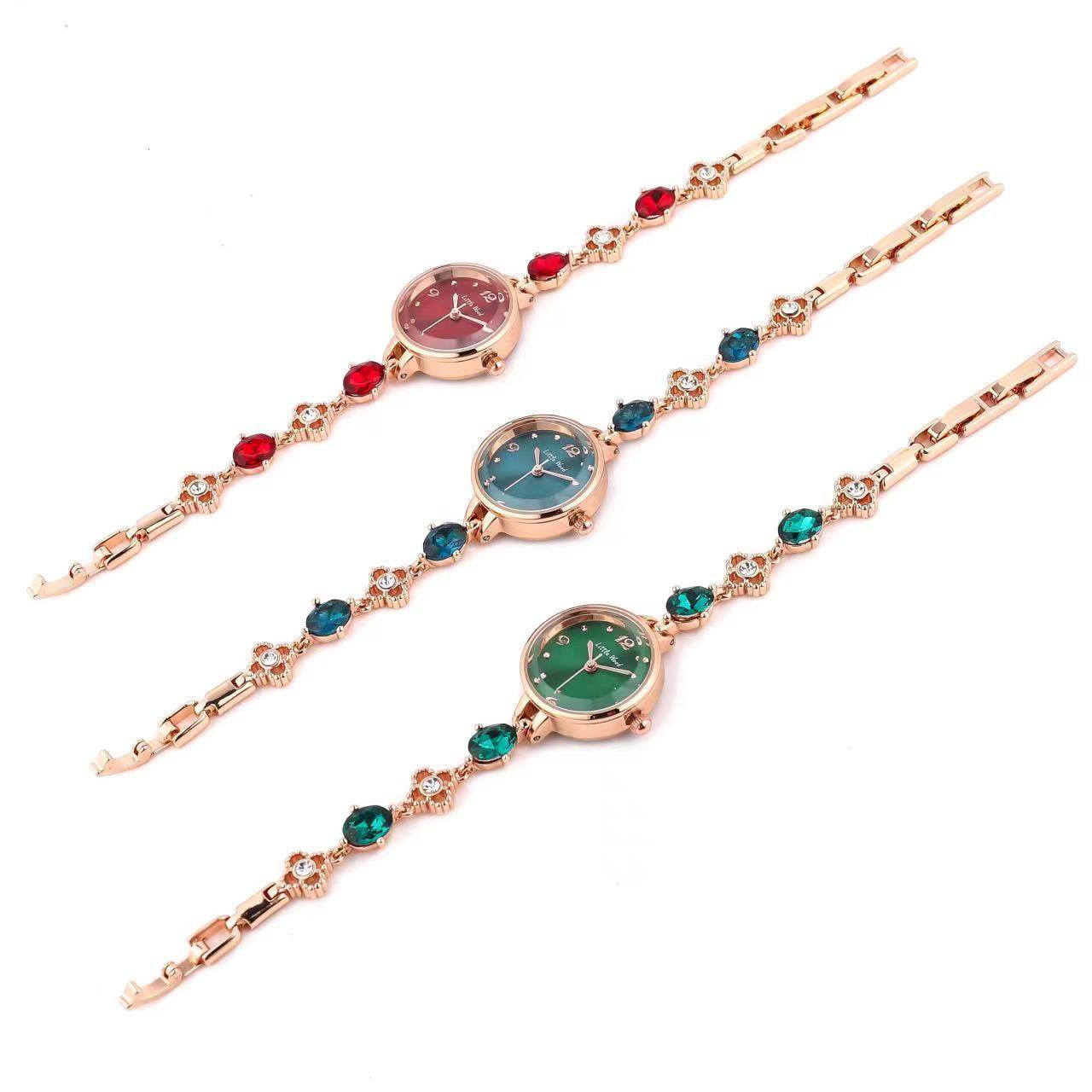 Buy Center Small Green Women's Bracelet Watch - Elegant Casual Design - Buy Center
