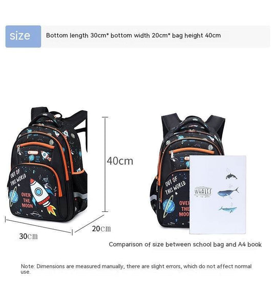 Large Capacity Children's Backpack for Boys - Fun Space Designs 2025 - Buy Center