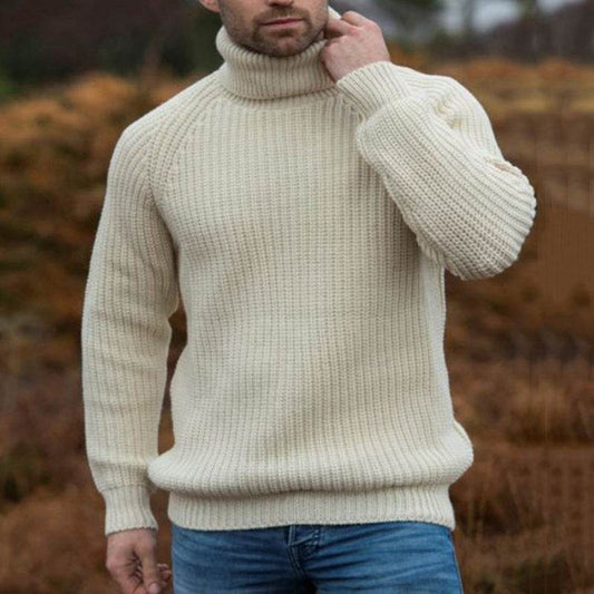 Buycenter Turtleneck Sweater - Cozy Winter Style for Youth in Beige - Buy Center