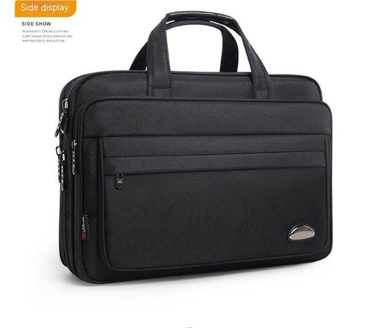 Men's Waterproof Oxford Briefcase - Large Capacity for Professionals 2025 - Buy Center