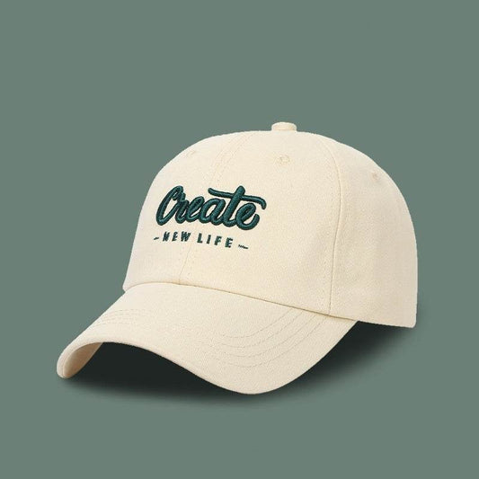 Korean Cotton Women's Hat - Adjustable & Stylish for Year-Round Wear - Buy Center