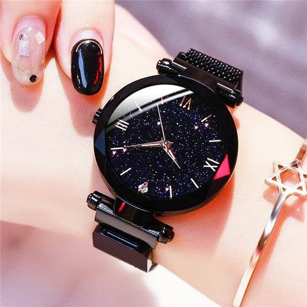 BuyCenter Ladies' Elegant Casual Watch - Adjustable Magnetic Strap, Luminous Dial - Buy Center