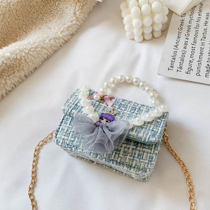 Girl's Pearl Handbag - Waterproof, Anti-Theft, Trendy Korean Design - Buy Center