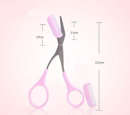 Beauty Tools Eyebrow Scissors & Comb - Precision Grooming Set 2025 - Buy Center