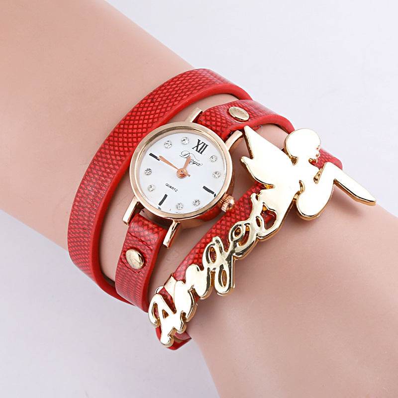 Buy Center DIY Angel Pendant Quartz Watch - Elegant Women's Timepiece - Buy Center