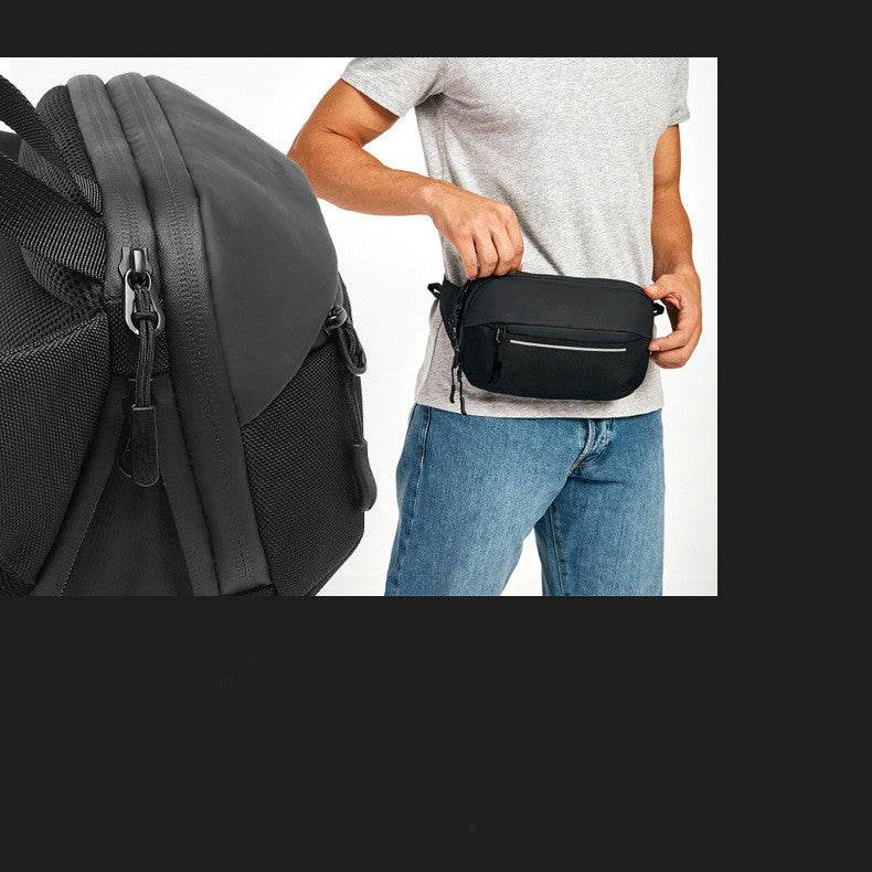 Korean Version Men's Waist Bag - Stylish Expandable Messenger for 2025 - Buy Center