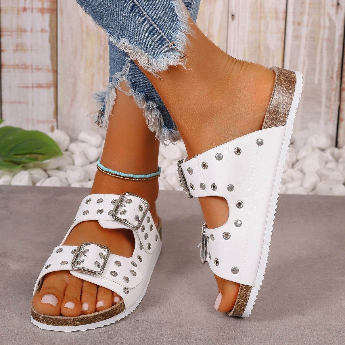 Buycenter Women's Thick-Soled Slippers - Casual Beach Shoes for Plus Size - Buy Center