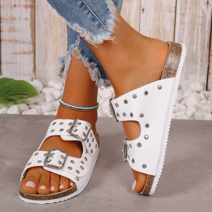 Buycenter Women's Thick-Soled Slippers - Casual Beach Shoes for Plus Size - Buy Center