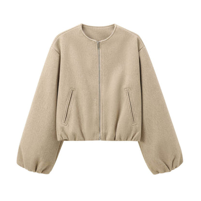 Buycenter European & American Fashion Bomber Jacket - Soft Polyester Coat - Buy Center