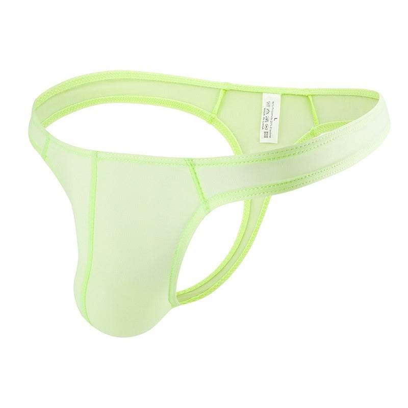 Men's Low Waist Ice Silk Thong Underpants - Breathable & Sexy Design - Buy Center