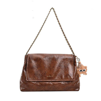 Retro Simple Women's Commuter Bag - Large Capacity, Soft PU, Stylish Design - Buy Center