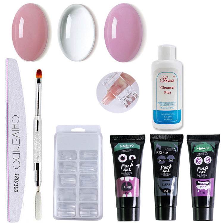 Nail Art Solid Extension Glue Set - Multi-Purpose & 4 Color Options - Buy Center