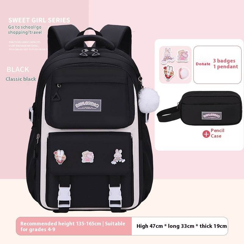 Large Capacity Student Backpack - Comfortable Design for Grades 1-12 - Buy Center