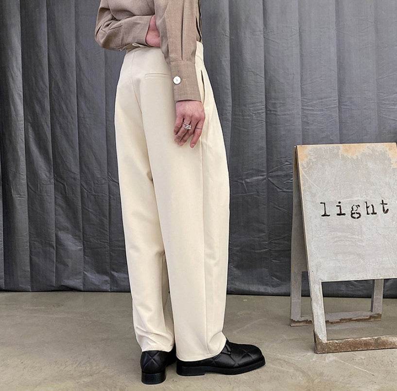 Men's High Waist Harem Trousers - Stylish Cotton Comfort, Urban Chic - Buy Center