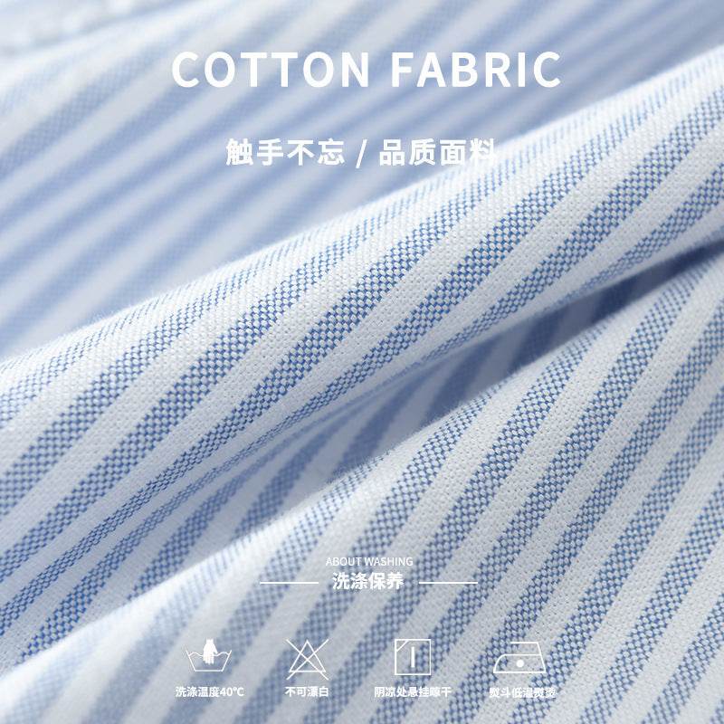 Autumn Japanese Striped Long Sleeve Shirt - Casual & Stylish Cotton Wear - Buy Center