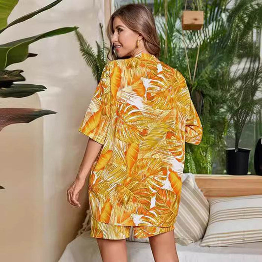 Women's Boho 2-Piece Shirt - Hand-Painted Casual Style for 2025 - Buy Center