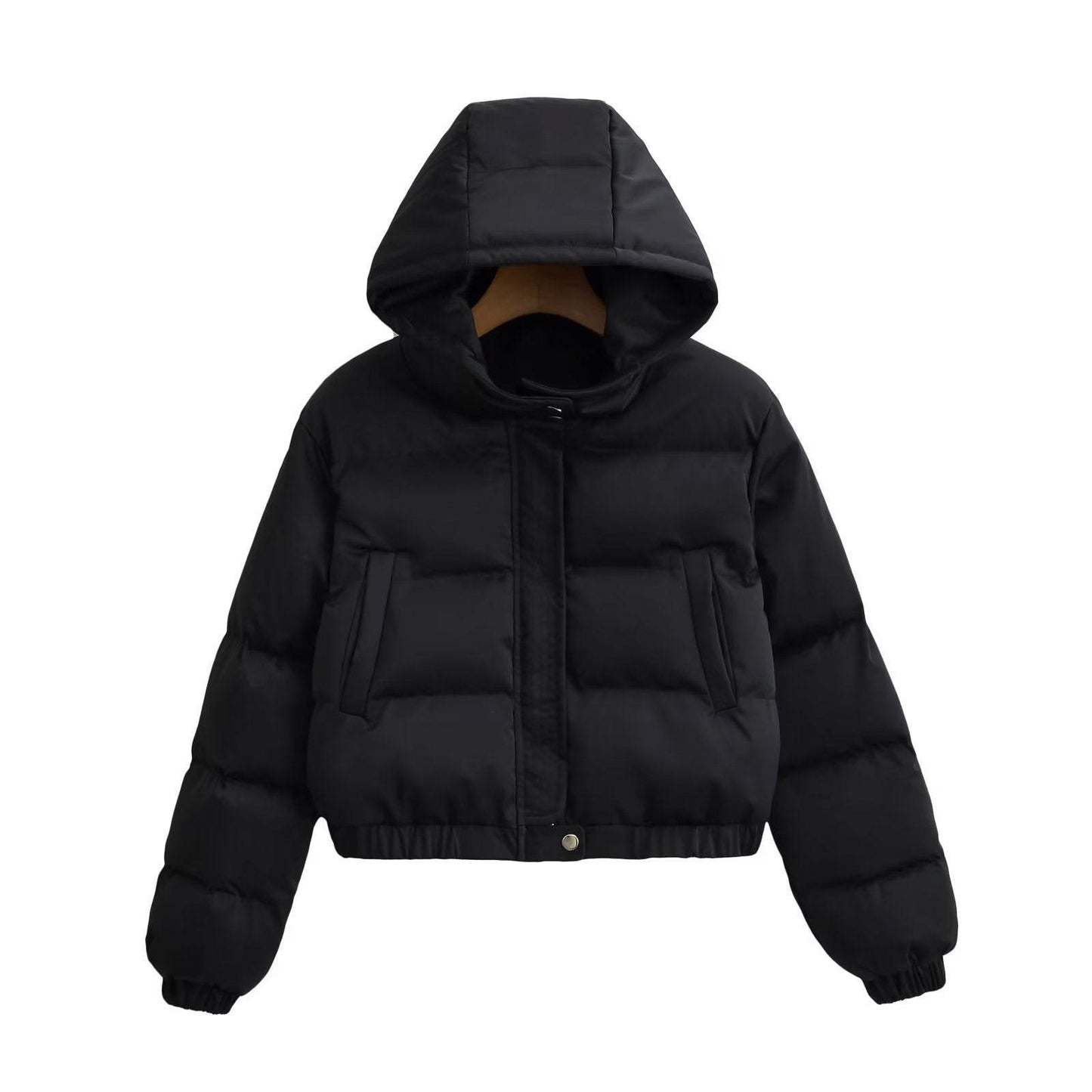 Retro Loose Casual Hooded Jacket - Women's Padded Fashion Coat 2025 - Buy Center