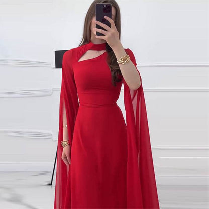 Buycenter Women's Slim Fit Dress - Long Sleeve, Socialite Style, Multiple Colors - Buy Center