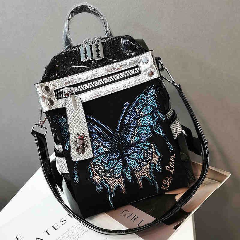 Delicate Rhinestone Butterfly Shoulder Bag - Premium Stylish Evening Accessory - Buy Center