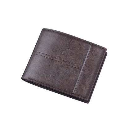 Stylish Men's Short Clip Coin Purse - Elegant Wallet for Daily Use - Buy Center