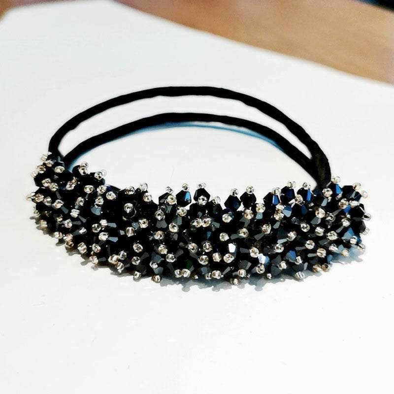 Korean Flower Bud Crystal Hairpin - Elegant Headgear for Stunning Braids - Buy Center