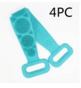 Premium Bath Towel Silicone Rubbing Back Towel - Double-Sided Comfort - Buy Center