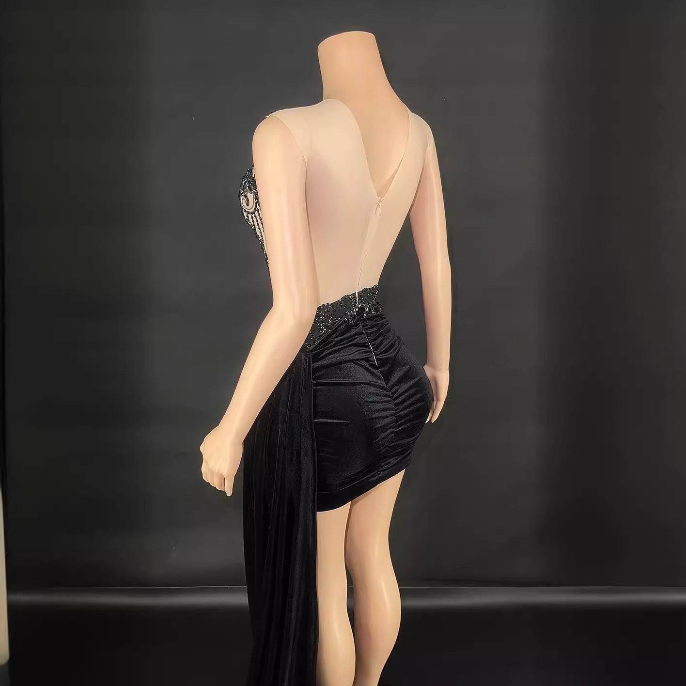 Summer Luxury Evening Dress - Elegant A-Line Cocktail Dress for Women - Buy Center