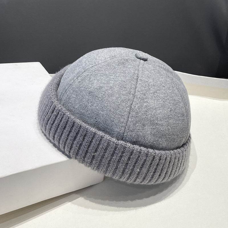 Stylish Autumn & Winter Velvet Beret Hat - Deerskin Crown Design - Buy Center