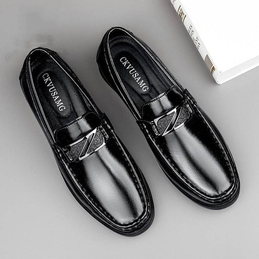 Genuine Cowhide Formal Shoes for Men - Stylish Height Increasing Insole - Buy Center