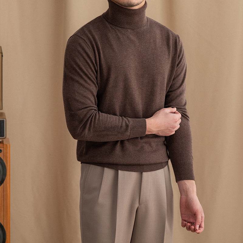 Buycenter British Wool Turtleneck Sweater - Slim Fit, Warm & Trendy - Buy Center