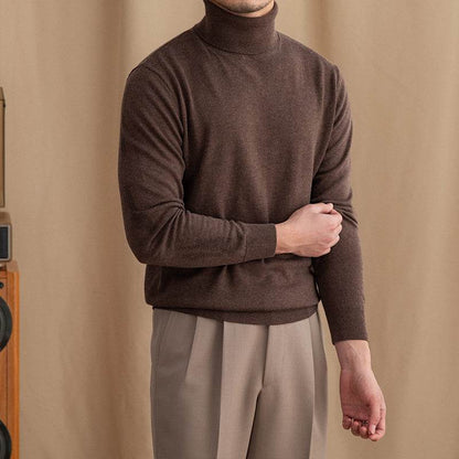 Buycenter British Wool Turtleneck Sweater - Slim Fit, Warm & Trendy - Buy Center