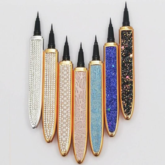 Multicolor Self-Adhesive Eyeliner False Eyelashes - Easy Application & Versatile Styles - Buy Center