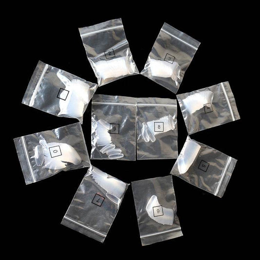 500 Natural Transparent Fake Nails - Durable ABS for Nail Art 2025 - Buy Center