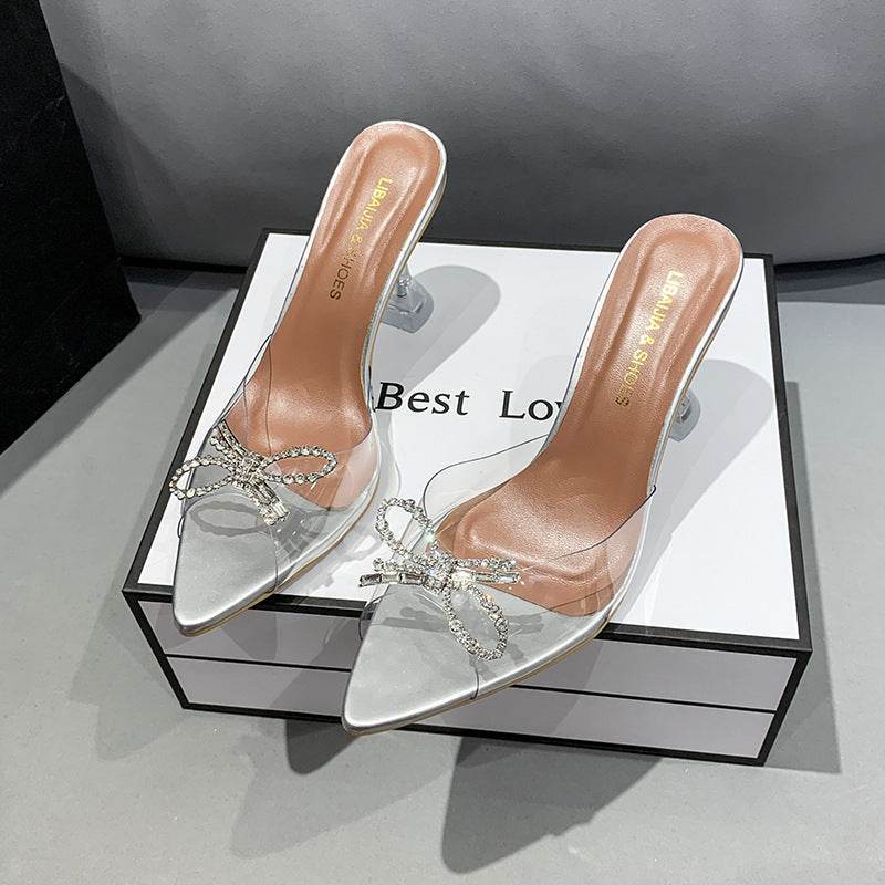 Buycenter Plus Size Red High Heels - Elegant Big Bow Wedding Shoes - Buy Center