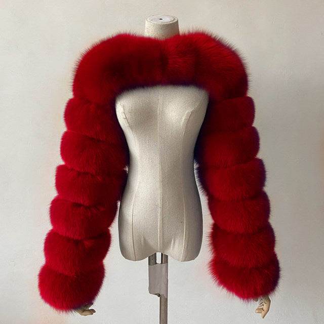 Buycenter Women's Fur Shawl Coat - Elegant Artificial Fur in Various Colors - Buy Center