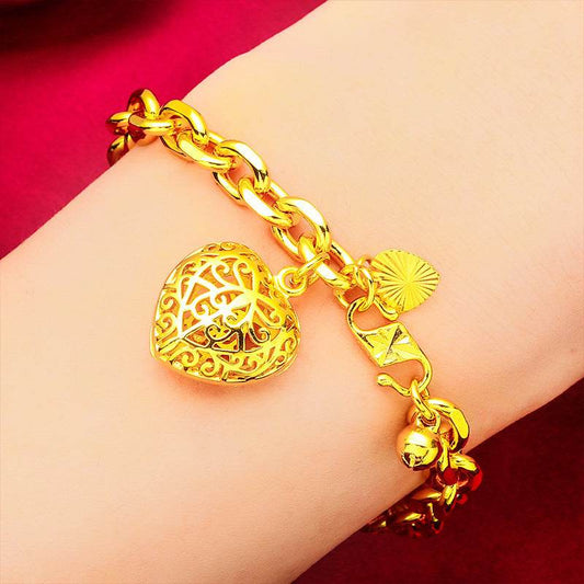 Buycenter Vietnam Women's Heart Bracelet - Elegant Electroplated Design - Buy Center