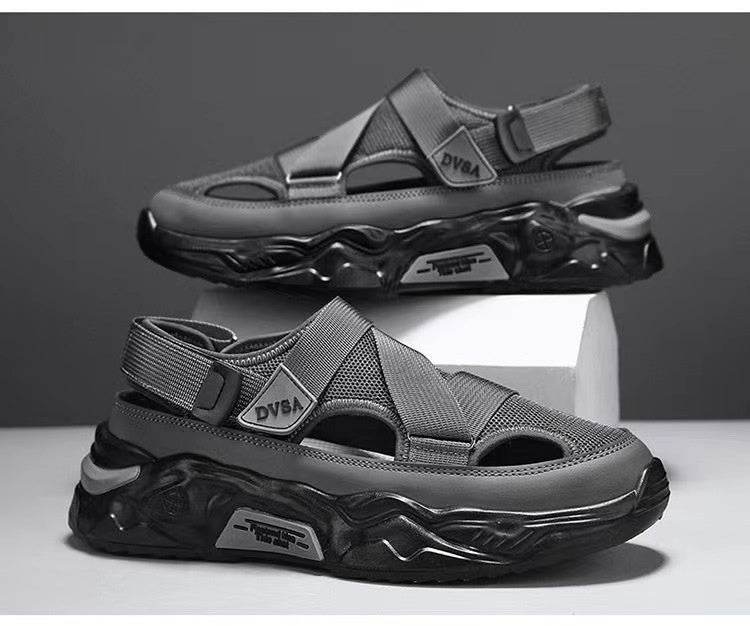Lightweight Men's Summer Platform Sandals - Non-Slip Breathable Mesh - Buy Center
