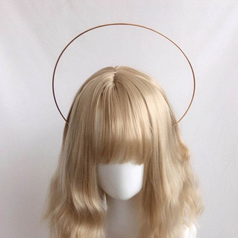Vintage Wheat Ear Cross Hair Ornament - Elegant Gold & Silver Styles - Buy Center