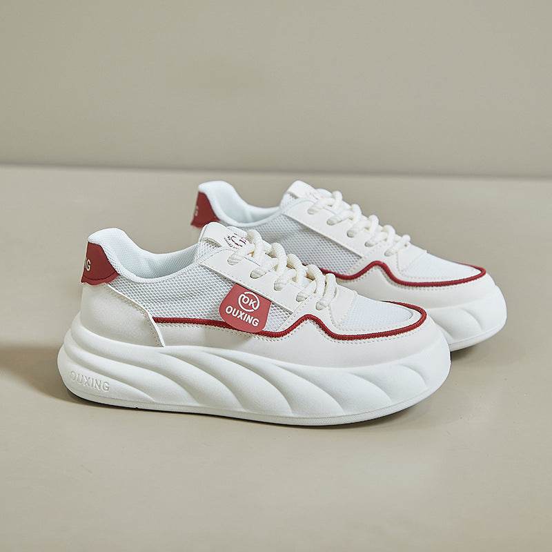 Height Increasing Breathable Sports Shoes for Women - Trendy Mid Heel - Buy Center