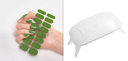 Waterproof Letter Color Nail Stickers - Long Lasting Stylish Designs - Buy Center
