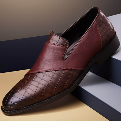 Plus Size Men's Business Dress Leather Shoes - Stylish & Breathable Comfort - Buy Center