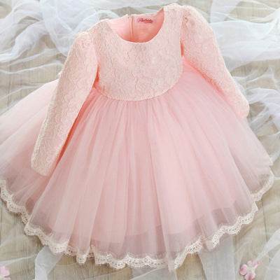 Elegant Lace Princess Dress for Girls - Perfect Flower Girl Outfit - Buy Center