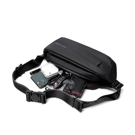 Men's One-Shoulder Crossbody Bag - Stylish & Waterproof for Travel - Buy Center
