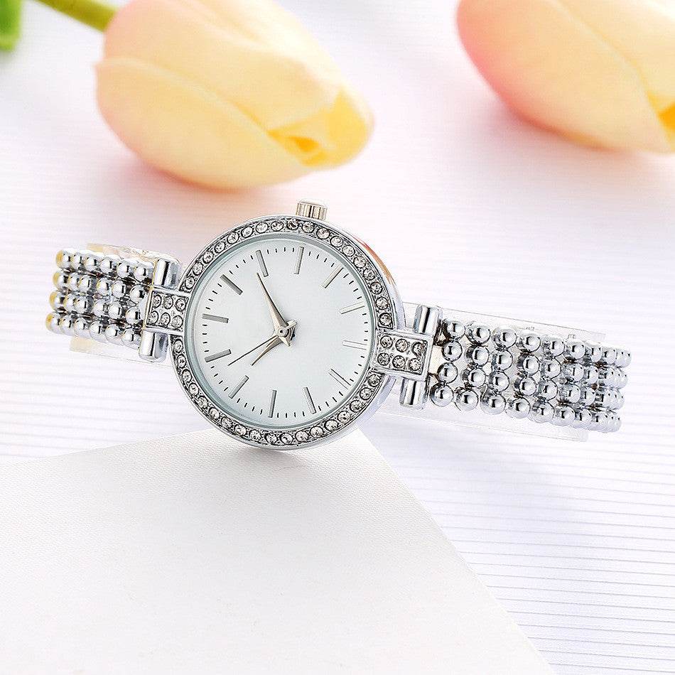 Buy Center Women's Fashion Watch - Elegant Alloy Bracelet in Gold & Silver - Buy Center