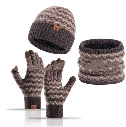 Men's Winter Warm Neck Warmer Hat - Stylish Knitted Beanie for Cold Weather - Buy Center
