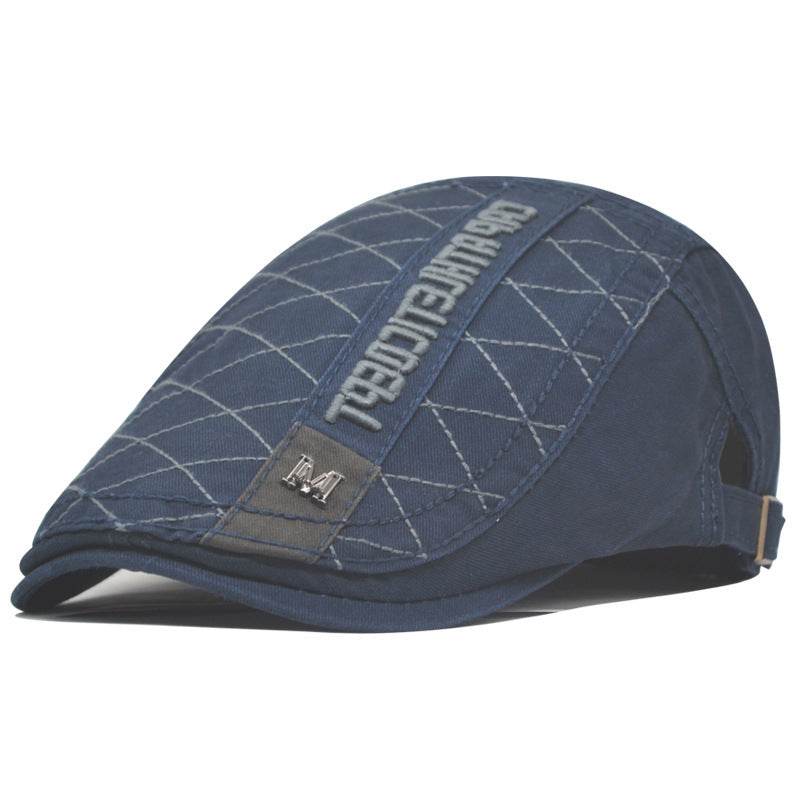 Men's Sun Protection Peaked Cap - Adjustable & Breathable Retro Style - Buy Center