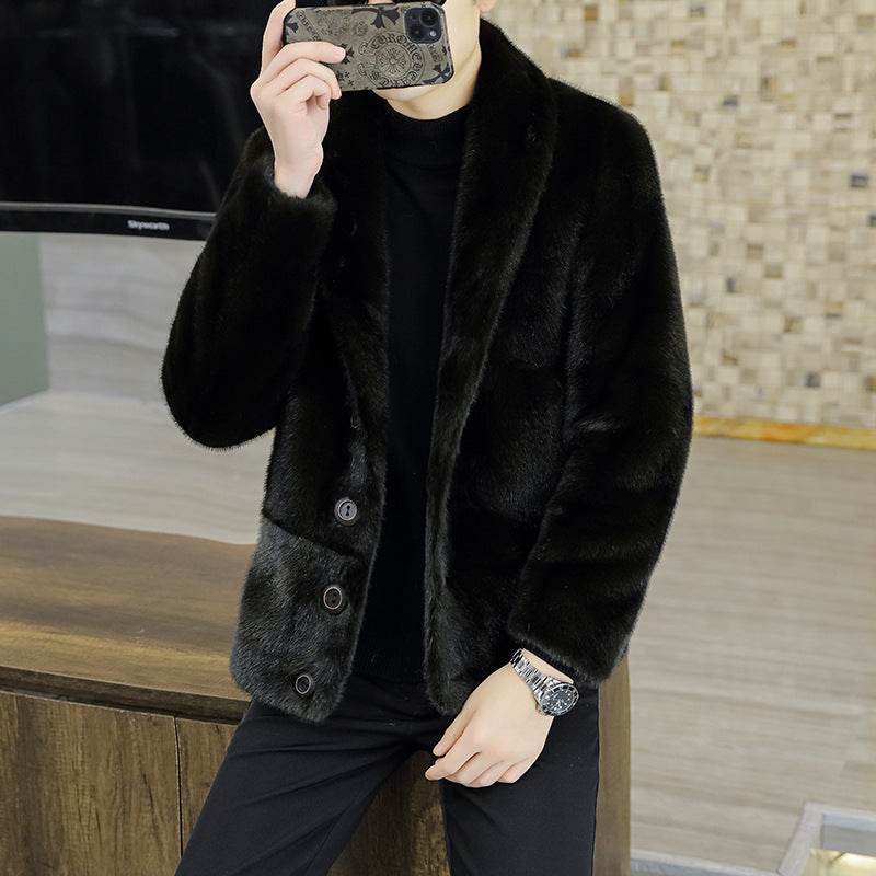 Men's Mink Coat - Trendy Winter Fur for Style & Exceptional Warmth - Buy Center