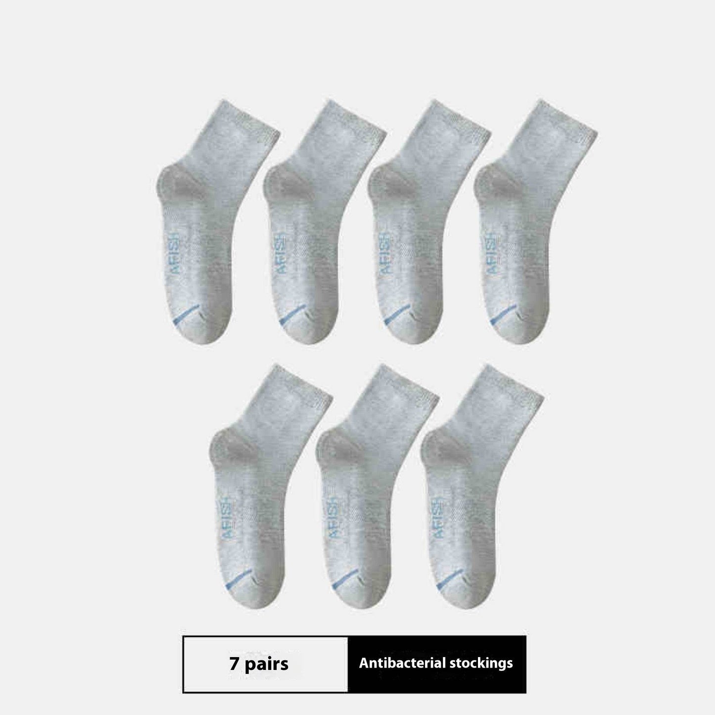Men's Thin Sport Socks - Breathable Cotton, 7 Pairs for All Seasons - Buy Center